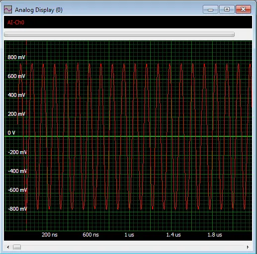 500M Time Screenshot with time signal