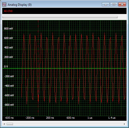 50M Time Screenshot with time signal